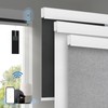 Motorized Blinds with [Free Solar Panels] Upgraded Smart Blinds, Blackout
