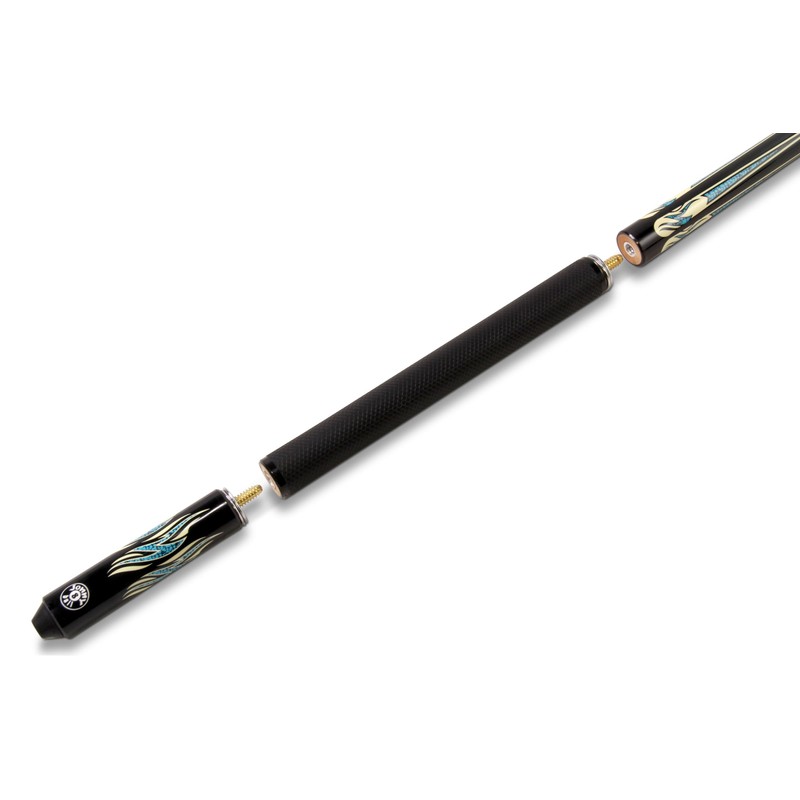 Jonny 8 Ball AQUA RISS 4pc Adjustable Cue + SWITCH
