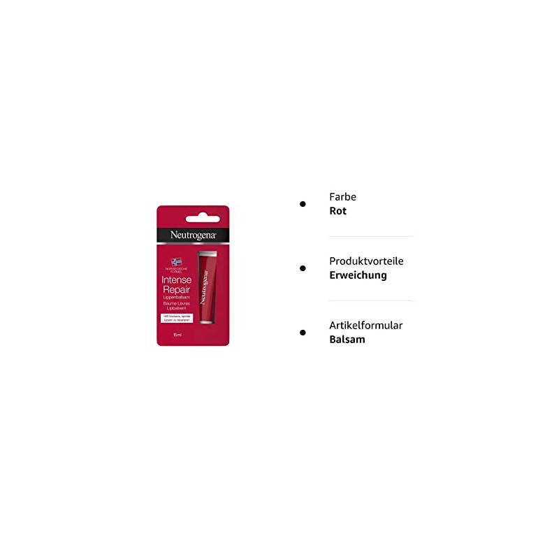 Neutrogena Norwegian Formula Lip Balm Intense Repair for Dry Lips