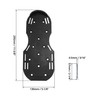 QWORK® Lawn Aerator Shoes - Sturdy Plastic Base with Metal