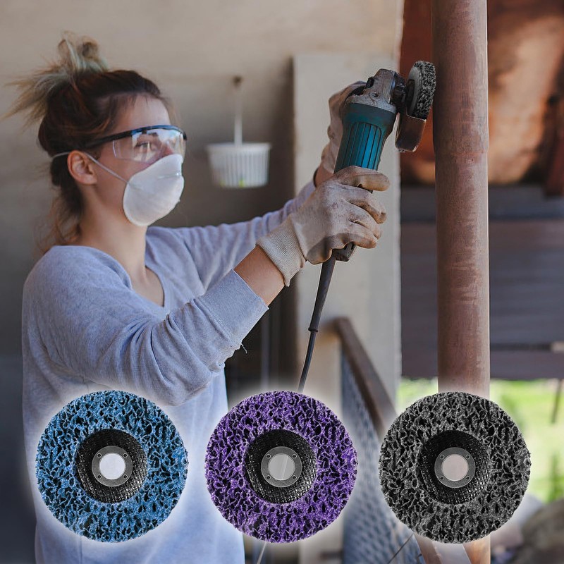 Shineboc 100 mm CSD Disc Sanding Disc, 6 Pieces 4