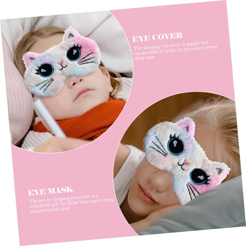 minkissy Plush Eye Mask Blindfold for Naps and Light Blocking