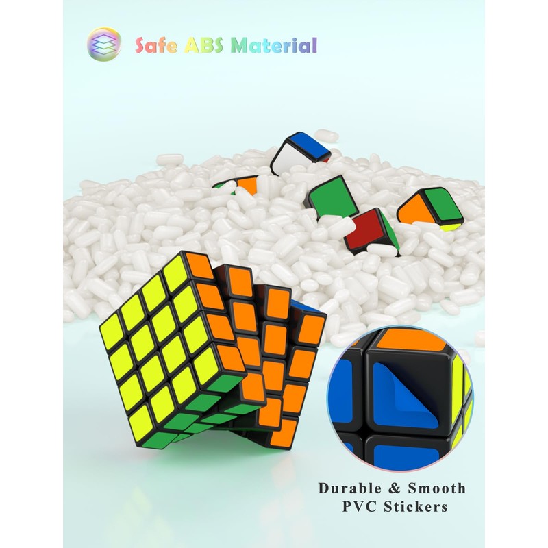 ROXENDA Speed Rubik's Cube Set, 2 x 2 3 x