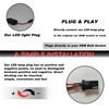 KEEGTBOX Full LED License Plate Light Tag Lamp Compatible with