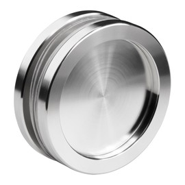 SOTECH RANA Sliding Door Handles Diameter 64 mm Brushed Stainless Steel for Glass Doors Glass Door Handle Solid Handle Shell for Sliding Glass Doors