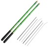 Goture Telescopic Tenkara Fishing Rod Kit 2pcs Collapsible Crappie Rods