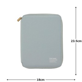 kleid 8553-04 A5 Stand Carry Note Case Blue Gray
