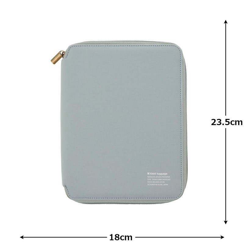 kleid 8553-04 A5 Stand Carry Note Case Blue Gray
