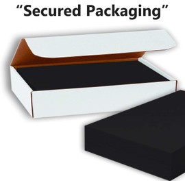 Hamilco Black Colored Cardstock Thick paper - Blank Note Greeting Invitations & Index Cards - 5 x 7" Heavy Weight 80 lb Scrapbook Chalkboard Card Stock - 50 Pack