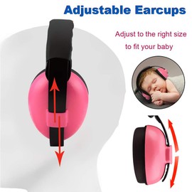 Baby Noise Cancelling Headphones, Ear Protection Earmuffs for 0-3 Years Kids