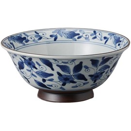 Ale-net Ramen Donburi, Set of 3, Ramen Bowl, Noodle Bowl, Old Dyed Saika Lightweight Noodle Bowl