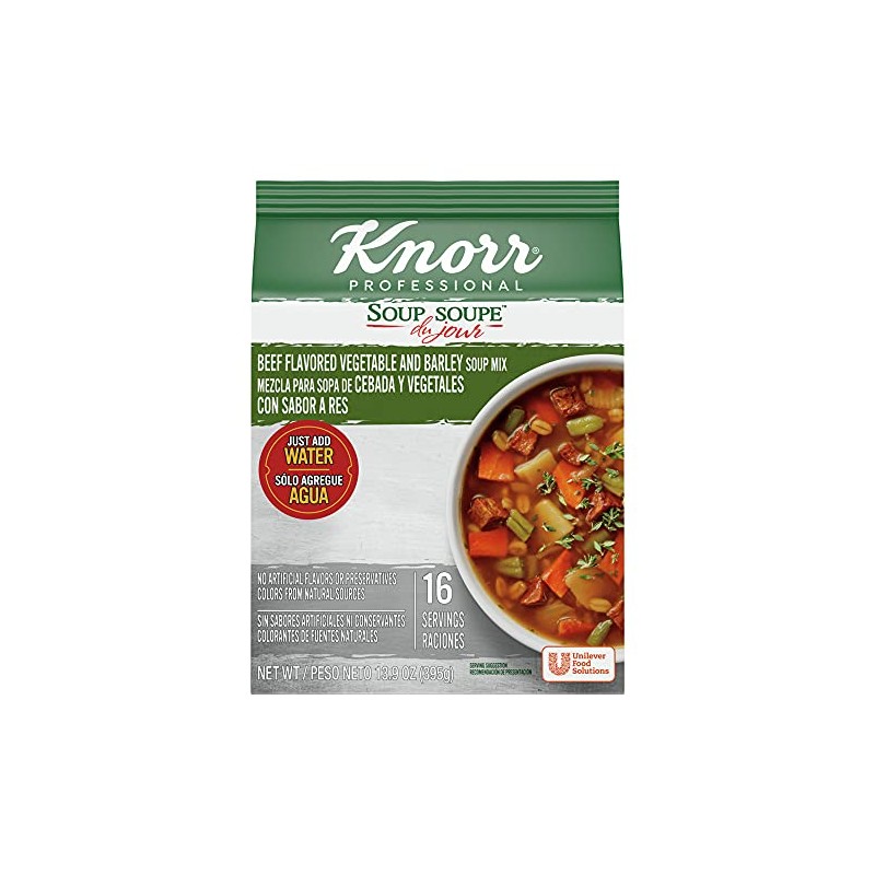 Knorr Professional Soup du Jour Beef Vegetable and Barley Soup