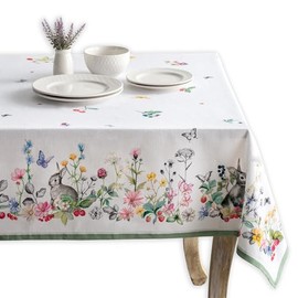 Maison d' Hermine - Mantel 100% algodón para cocina, mesa, decoración, fiestas, bodas, primavera, verano