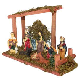 Nativity Scene Complete Set with X9 Nativity Figures Set 15 cm Nativity Scene Accessories Christmas Nativity Scene for Christmas Nativity Scene or Complete Your Nativity Portal