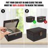 Faraday Box, [Premium Leather] Diyife 4 Keys Capacity Faraday Box