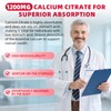 Calcium Citrate Gummies 1200mg Chewable Calcium Supplements for Women &