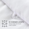 SLEEP ZONE Queen Comforter Duvet Insert, Down Alternative Reversible Comforter,