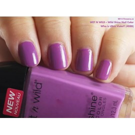 Wet n Wild Wildshine Nail Polish - 488B Who Is Ultra Violet - NEW