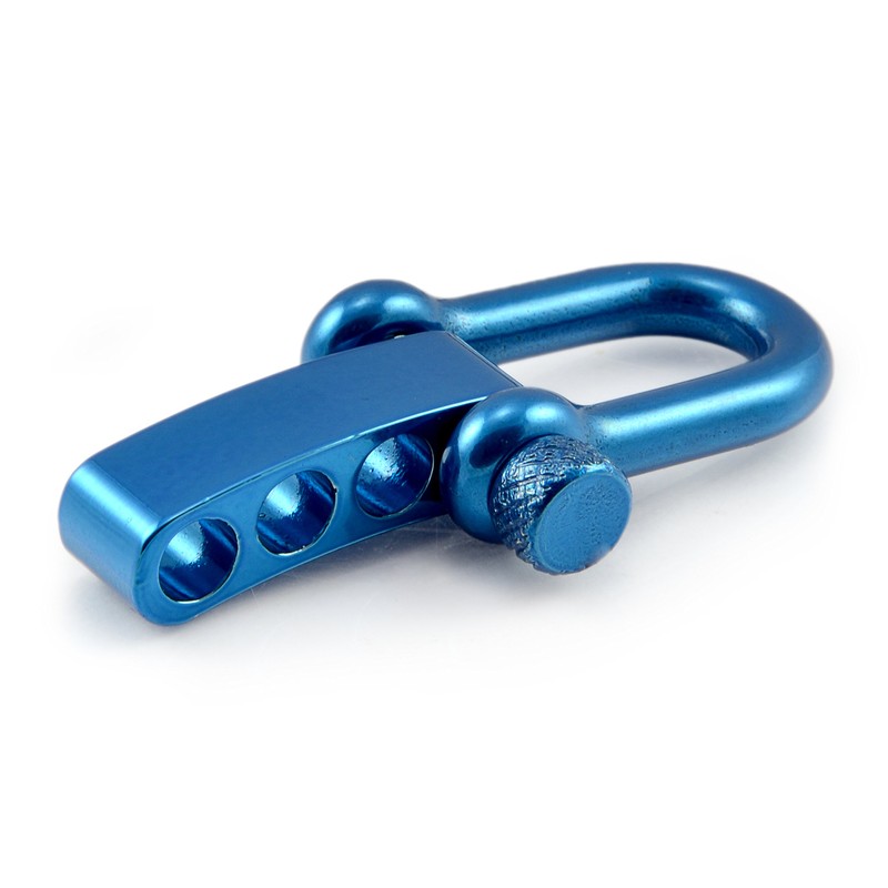 Ganzoo Shackle made of stainless steel, straight, with adjustable twist