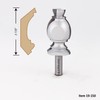 Infinity Cutting Tools 1/2" Shank, Colonial Router Bit - Crown