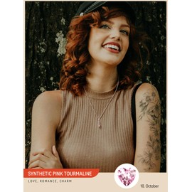 FaithHeart Women Birthstone Pendant Necklace Vintage Celtic Knot Neck Chains Sterling Silver Birthday Jewelry October Gemstone for Mom