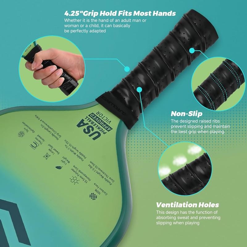 Glarollirace Carbon Fiber Pickleball Paddle - USAPA Approved - T700