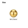 sourcing map 60 Pcs Precision Solid Brass Bearing Balls 17/64"