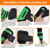 MITOJOSYEER Tree Climbing Spikes for Logging Adjustable Tree Climbing Gear