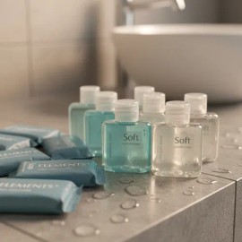 Kit Amenidades Hoteleras Jypesa Elements 320 Piezas Shampoo Acondicionador Gel Crema Jabón Airbnb