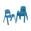 ECR4Kids SitRight Chair, Classroom Seating, Peacock Blue, 4-Pack