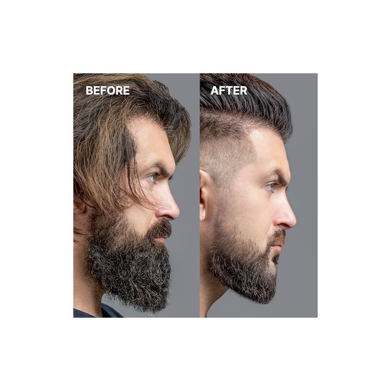 RED by Kiss Premium Wood Men Long Beard Comb, Easy