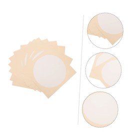 Operitacx 20pcs Fan Rice Paper Calligraphy Practice Book Calligraphy Practicing Paper Drawing Paper Table Writing Mineral Paper Round Calligraphy Paper Rice Paper for Calligraphy Pulp