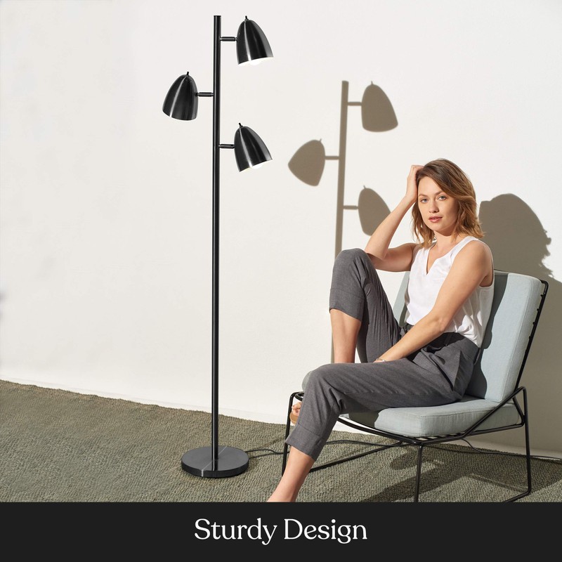 Brightech Jacob LED Standing Lamp, Modern Bright Floor Lamps for