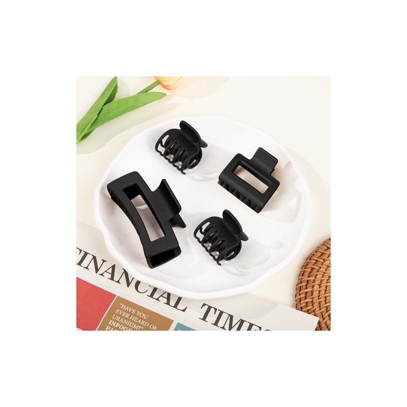 12 PCS Hair Claw Clips for Women – Small Medium