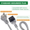 Upgrade 12027214 Dishwasher Power Cord Compatible with Multiple Bosch Dishwasher