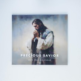 2025 Precious Savior Calendar With Inspiring Images Of Christ And Uplifting Scripture References From The Bible (2025)