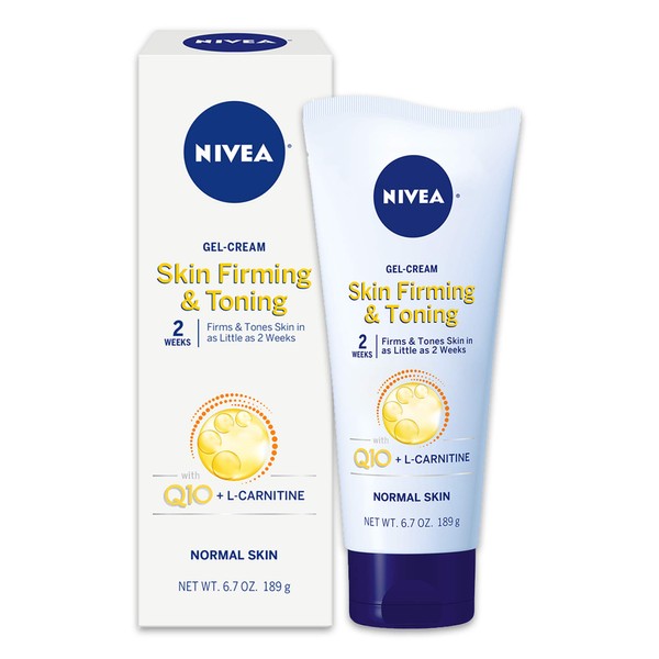 NIVEA Skin Firming & Toning Body Gel-Cream, with Q10 For Normal Skin, 6.7 Oz Tube