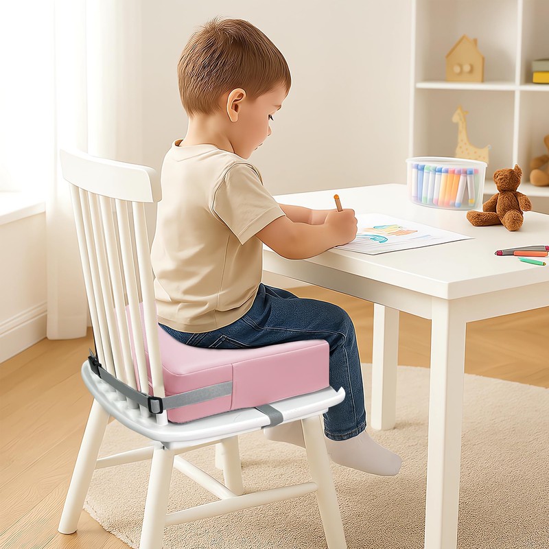 Eiury Toddler Booster Seat Dining Table Kitchen Chair, Waterproof Anti-Scratch