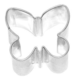 Birkmann 1010704310 Cut Butterfly 4, Plastic, Grey, 5 x 3 x 2 cm