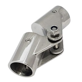 keehui 316 Stainless Steel Folding Swivel Connector Fitting for 3/4INCH Boat Hand Rail Tube/Pipe