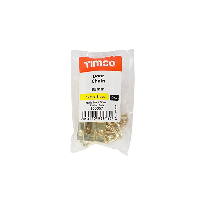 TIMCO Door Chain Security Lock - Allowing Reduced Opening Angle