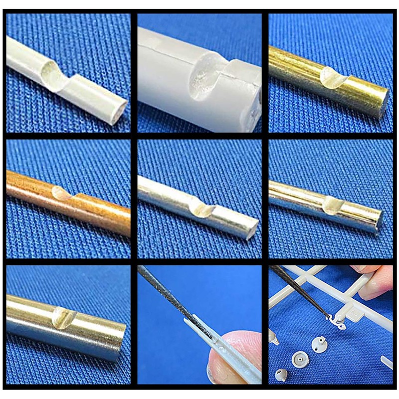 Shimomura Alec AL-K115 Super Tapered Round File BCF Plastic Model