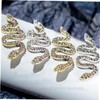 Mikinona Retro Style 7pc Snake Nail Gems Dazzling Nail Gems