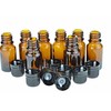 Wild Essentials 10ml Amber Glass Bottles with Euro Dropper Caps