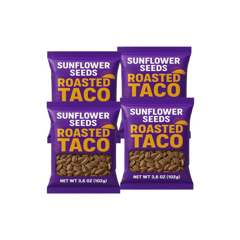 Sunflower Seeds Roasted Tacos Flavored | Keto Friendly, Low Carb