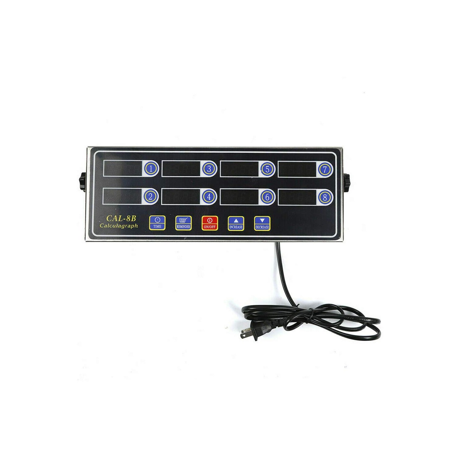 Commercial Kitchen Timers for Cooking, 8 Channels Digital Kitchen Timer ...