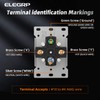 ELEGRP 50 Amps 125/250V Range Oven Stove Receptacle, Flush Mounting