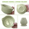 STORICANS Premium Matcha Tea Set with Bamboo Whisk, Ceramic Bowl,