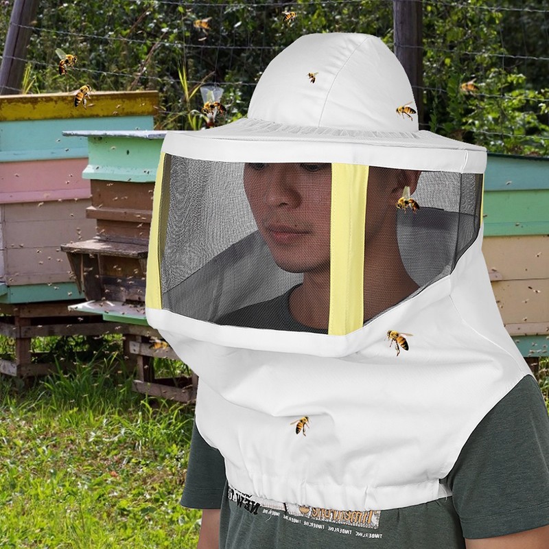 Protective Bee Keeping Hat Veil Anti Bee Net Cap Apiculture