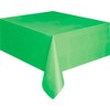 Unique Party 5098 - Lime Green Plastic Tablecloth, 9ft x